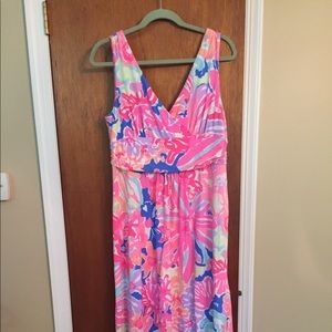 Lilly Pulitzer Sloane Maxi Playa Hermosa XL